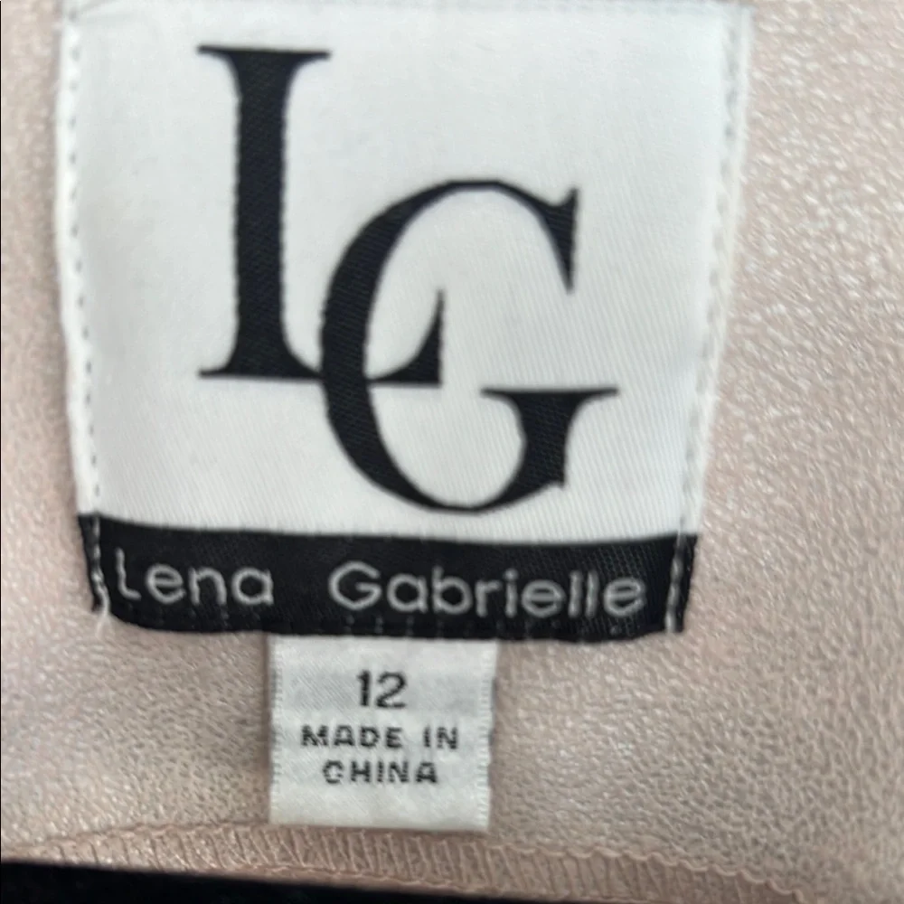 LG Light Pink Moto Jacket Asymmetrical Zipper Notched Lapels - Picture 3 of 5
